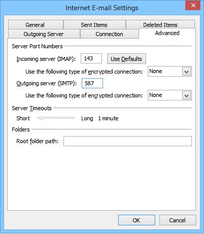 IMAP Ports