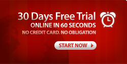 30 days free trial - online in 60 seconds