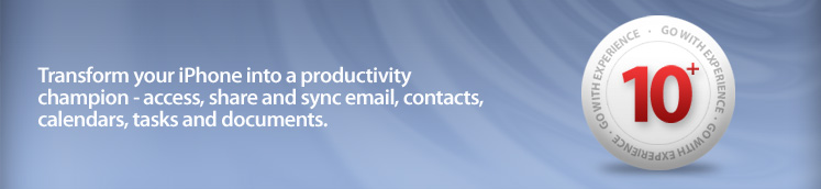 Transform your iPhone into a productivity champion - access, share and sync email, contacts, calendars, tasks and documents.